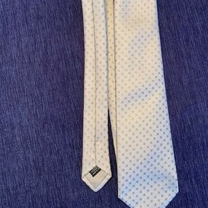 Chanel Men's Silk Necktie in Grey/Silver